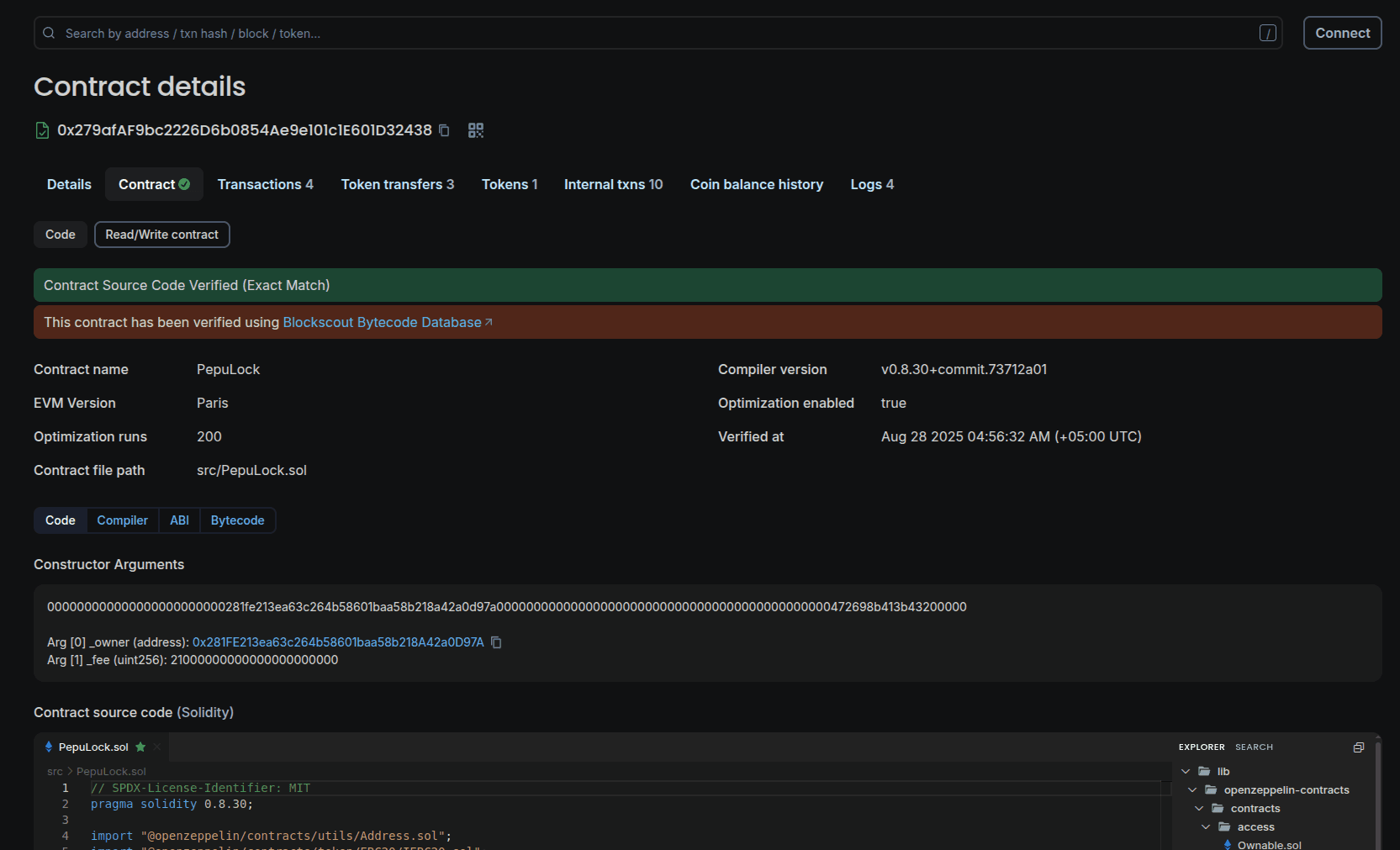 Pepulock - A Multichain Token Locking & Vesting Platform screenshot 6